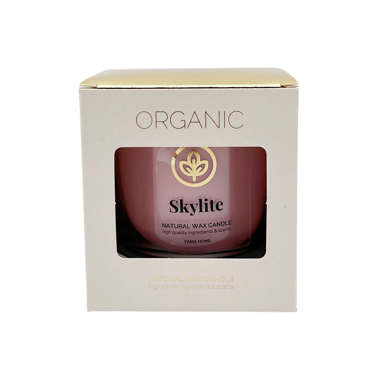 CANDELA PROFUMATA ORGANIC SKYLITE 250gr profumazione mandarino e coriandolo